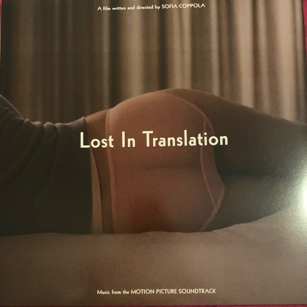 Lost in Translation Soundtrack on Black Vinyl SYEOR2022 Limited Pressing